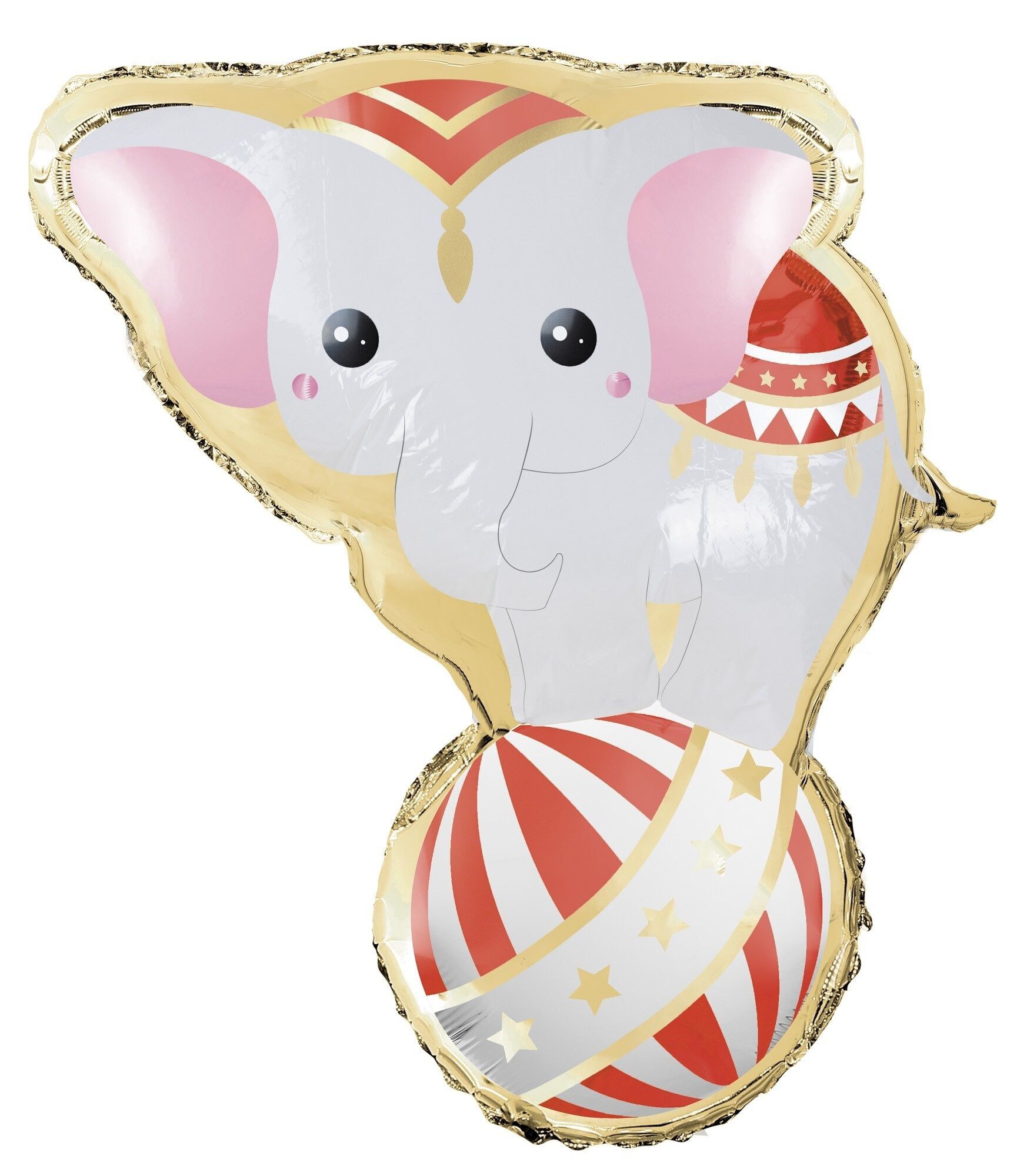BALLON MYLAR VINTAGE CIRCUS