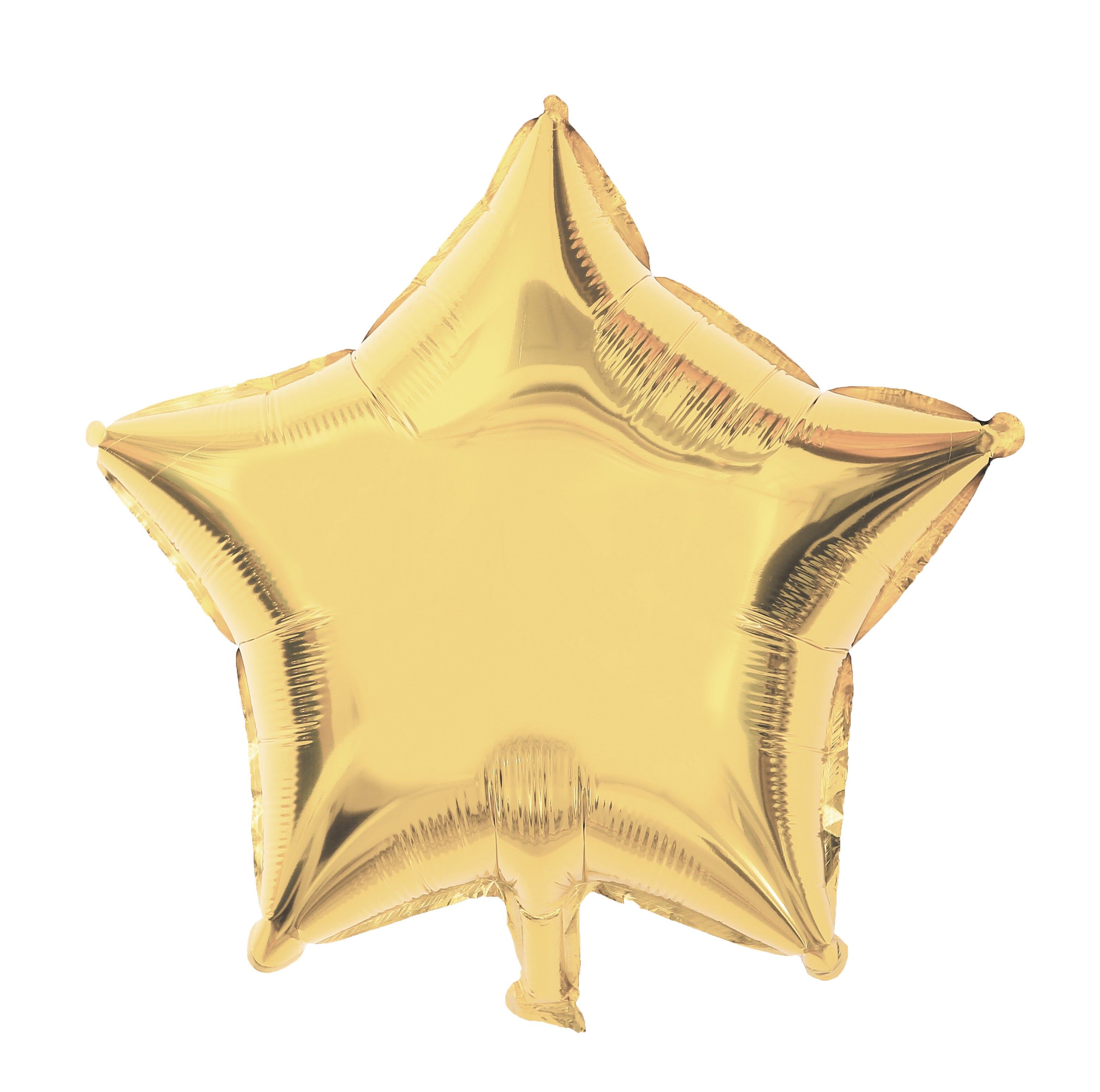 GOLD STAR MYLAR BALLOON