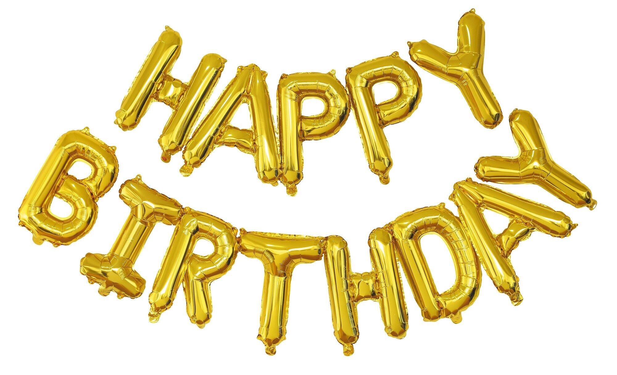 BALLONS MYLAR HAPPY BIRTHDAY OR