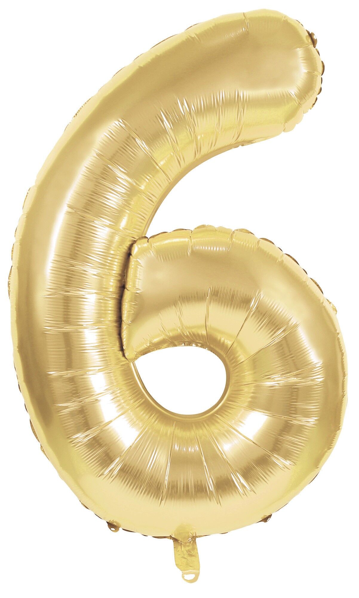 BALLON MYLAR CHIFFRE 6 OR 36CM