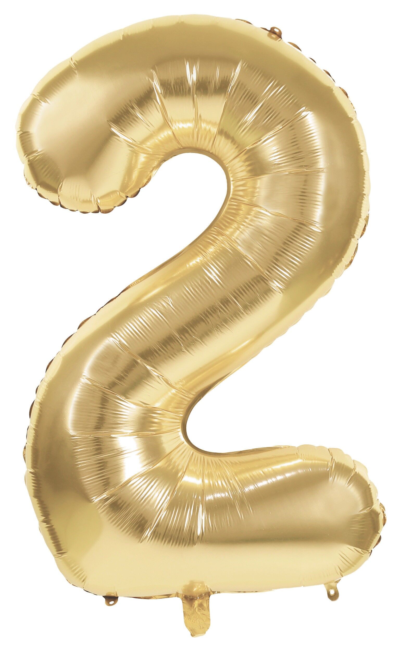 BALLON MYLAR CHIFFRE 2 OR 36CM