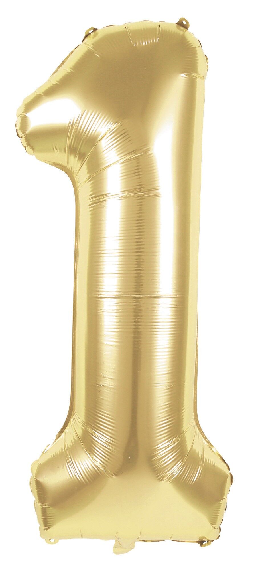 Mylar-Ballon Nummer 1 Gold 86 cm