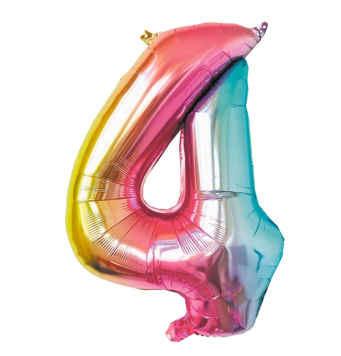 Mylar-Ballon Nummer 4, Iris Pastell, 86 cm