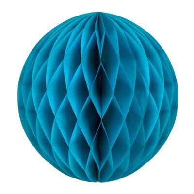 BOULE ALVÉOLÉE 20CM BLEU GLACIER