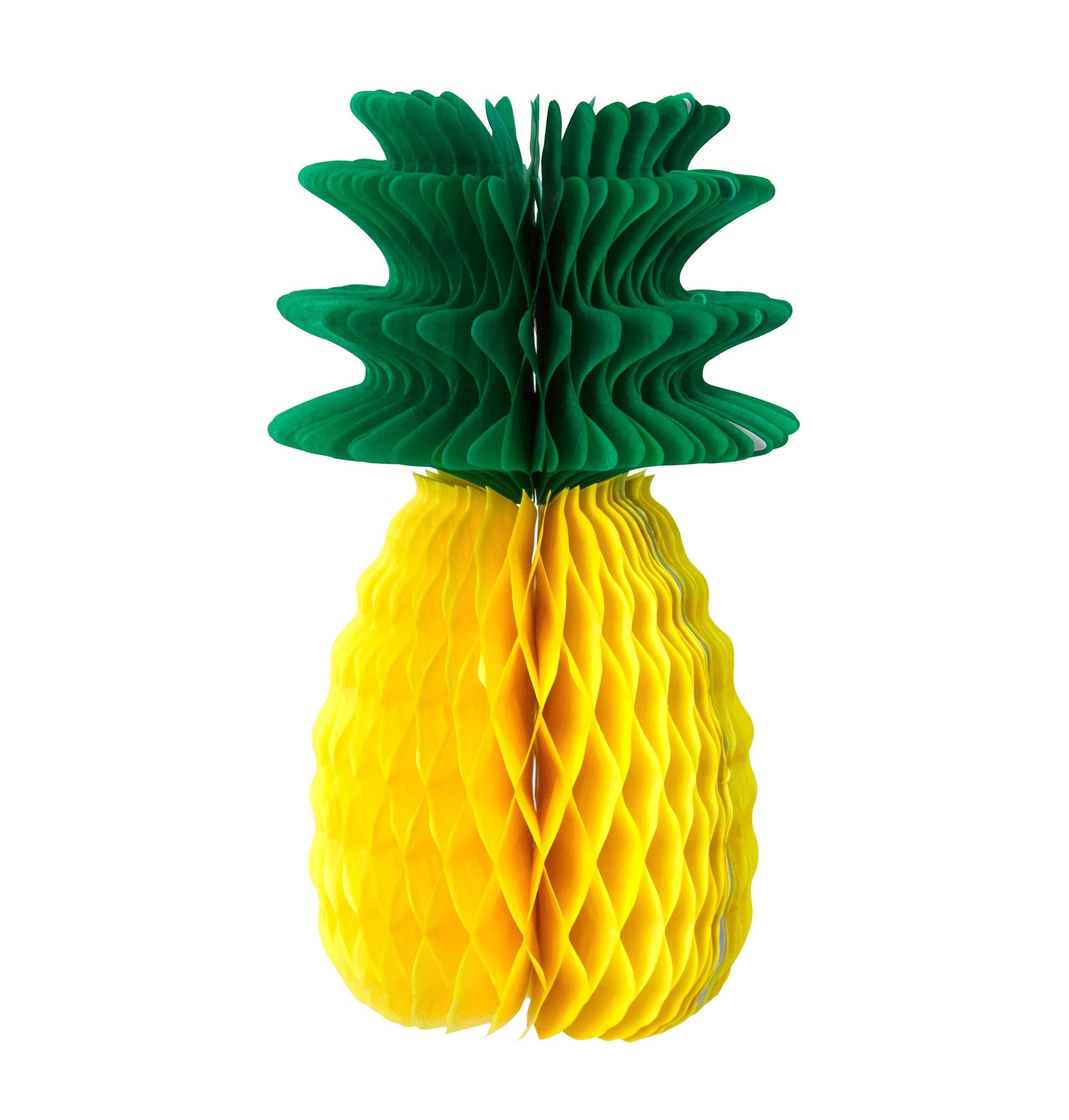 ANANAS ALVÉOLÉ JAUNE ET VERT 31CM