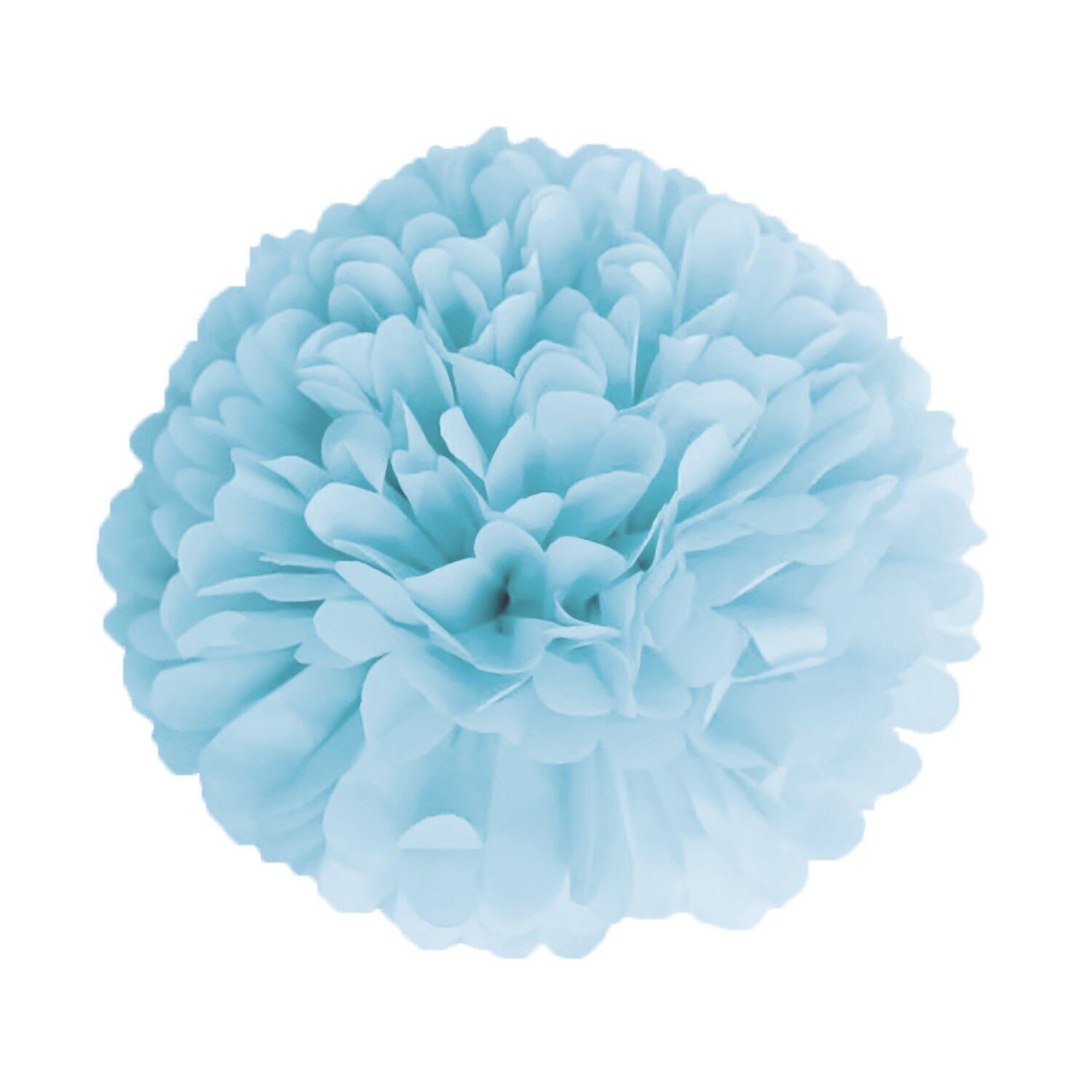 POMPON DI RASO 15CM DRAGE BLU