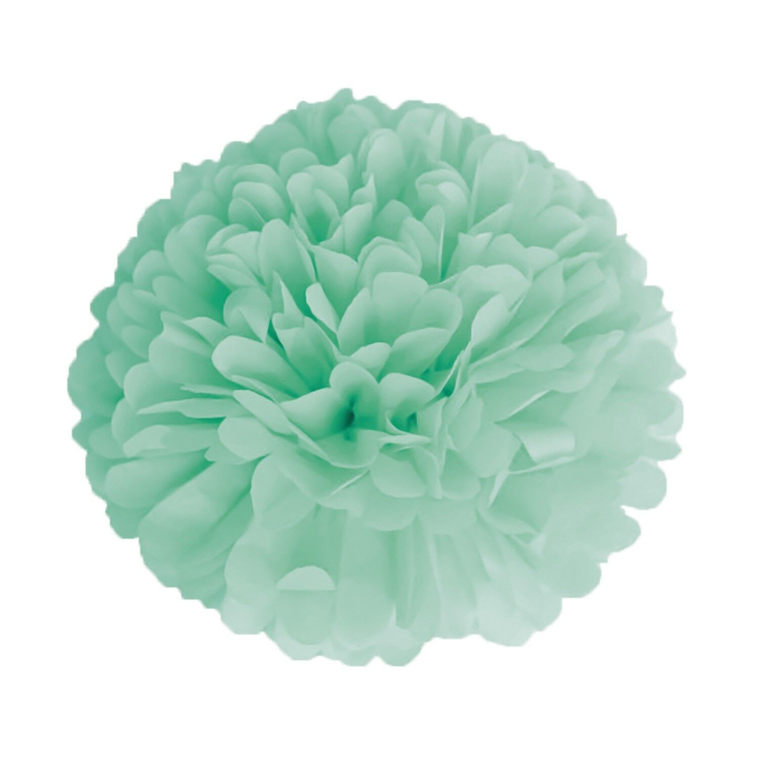 POMPON IN RASO 15CM CELADON