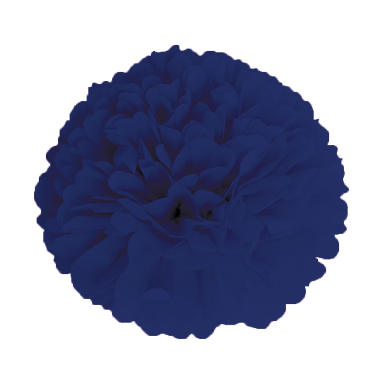 POMPON IN RASO 40CM BLU NOTTE