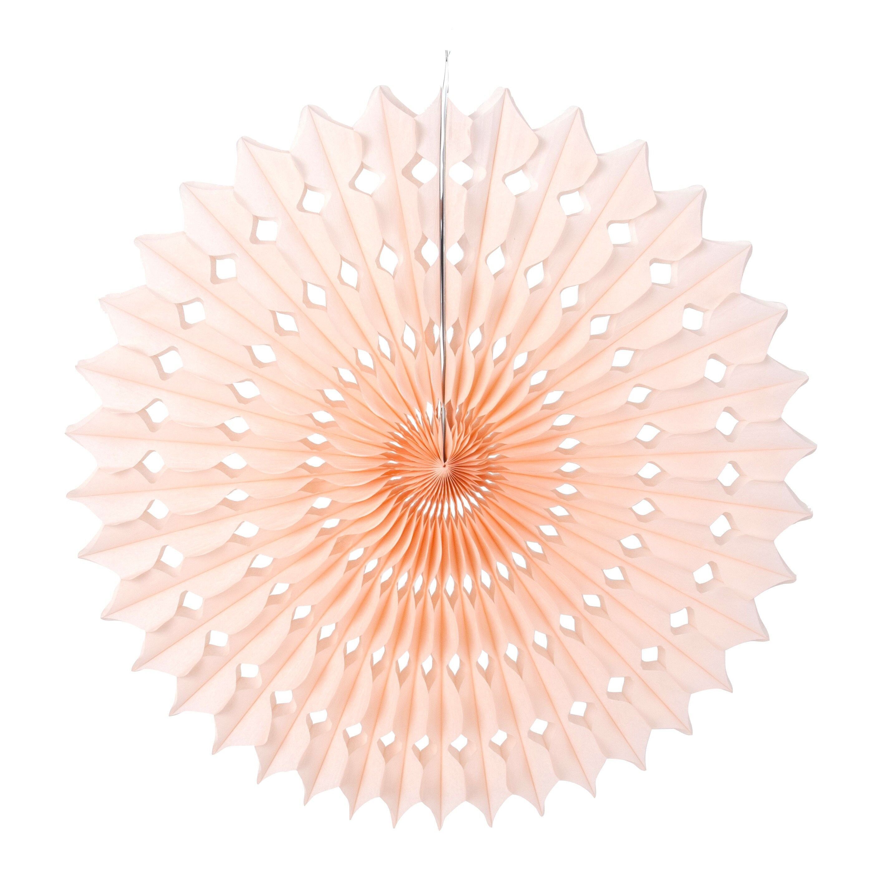 MINI VENTAGLIO ROSA VINTAGE 20 CM