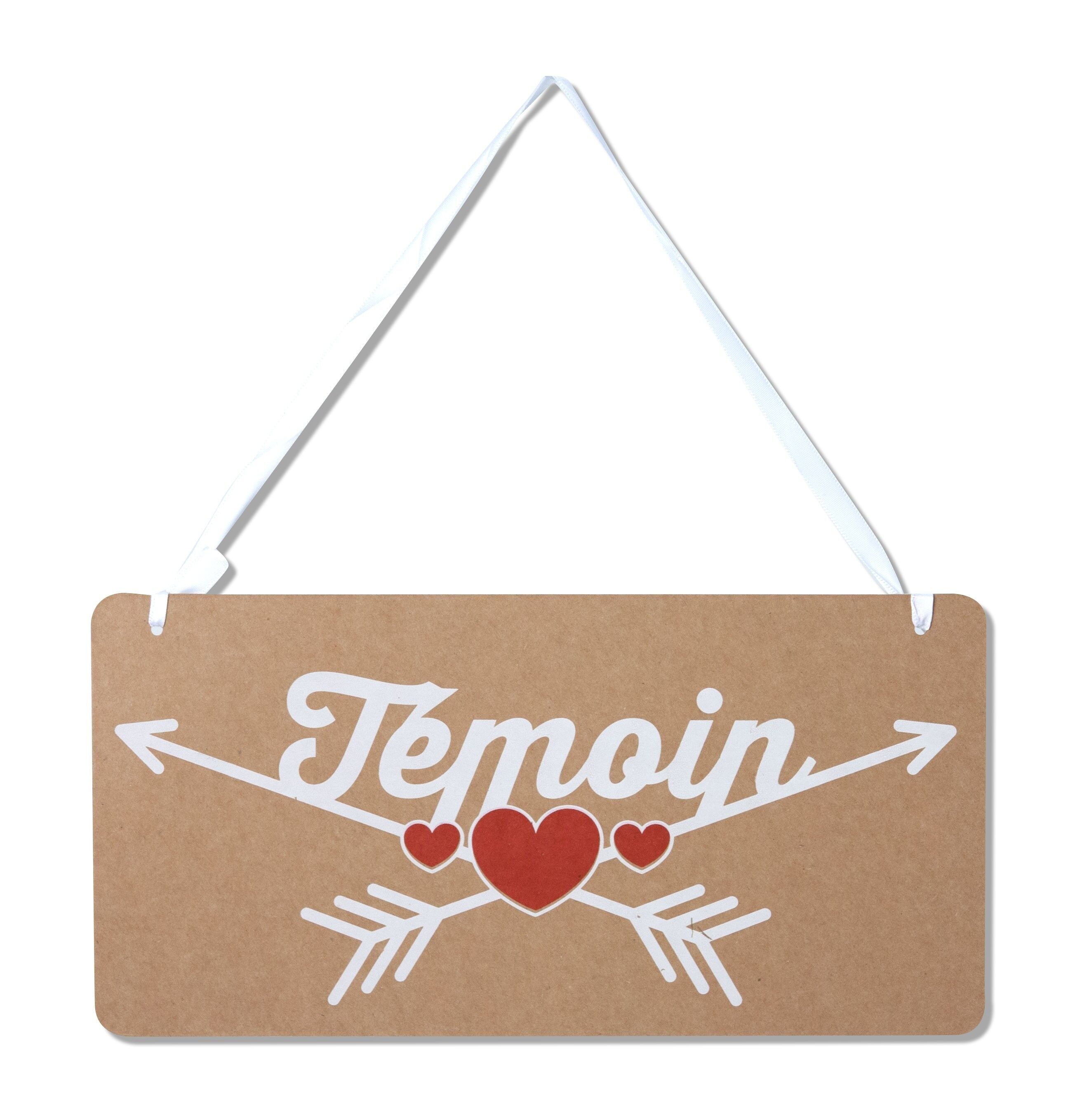 CARTELLO SEDIA TESTIMONE 30CM