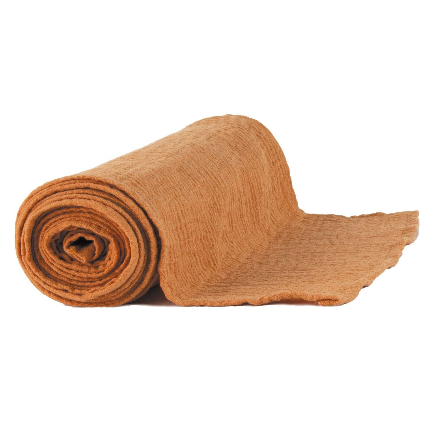 RUNNER DA TAVOLO IN GARZA DI COTONE TERRACOTTA 300X30CM