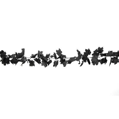 BLACK MAPLE LEAF GARLAND
