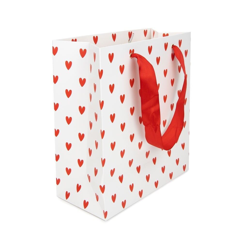 SACCHETTO DI CARTA CON CUORICINI