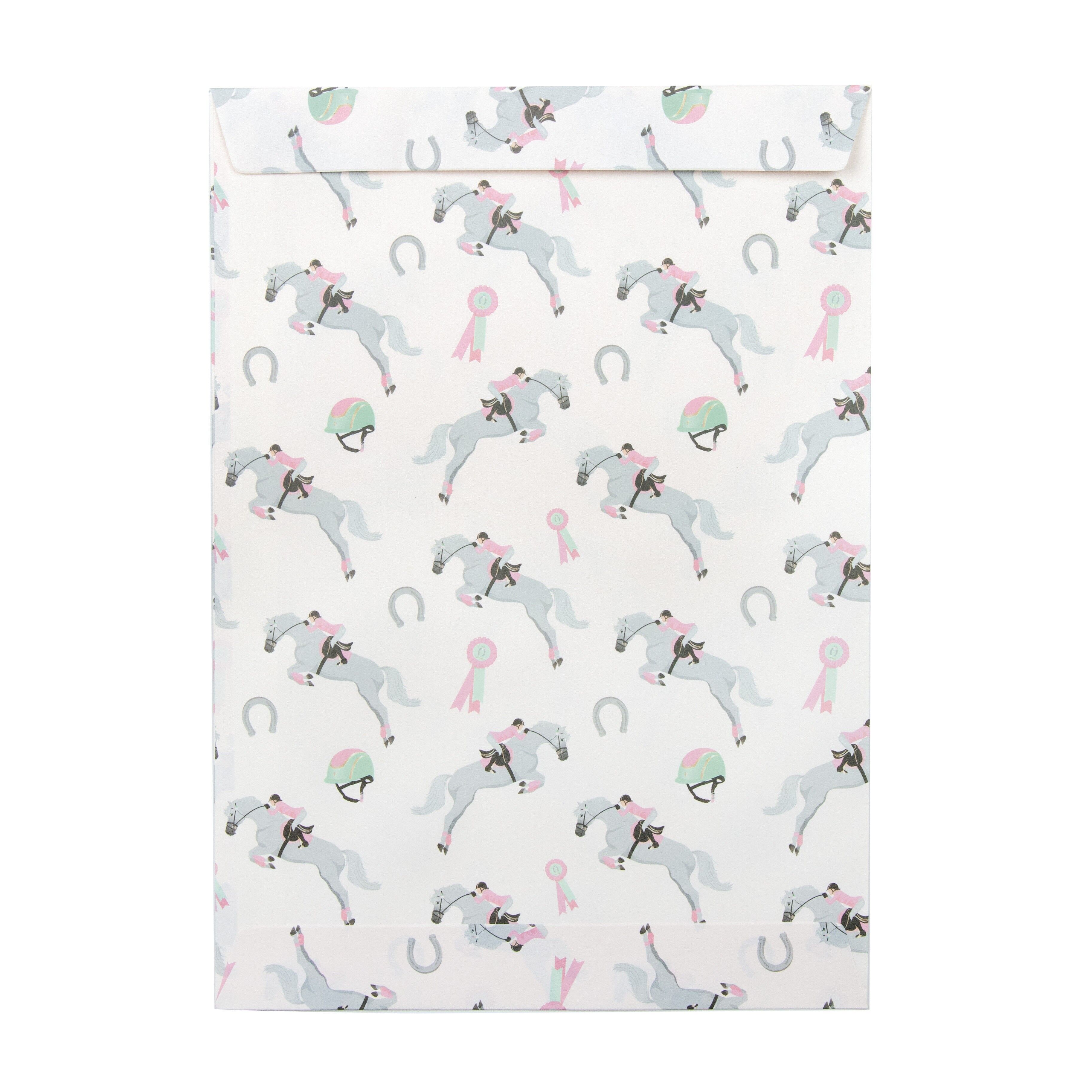 SACCHETTI DI CARTA LOVE HORSE X 8 PZ