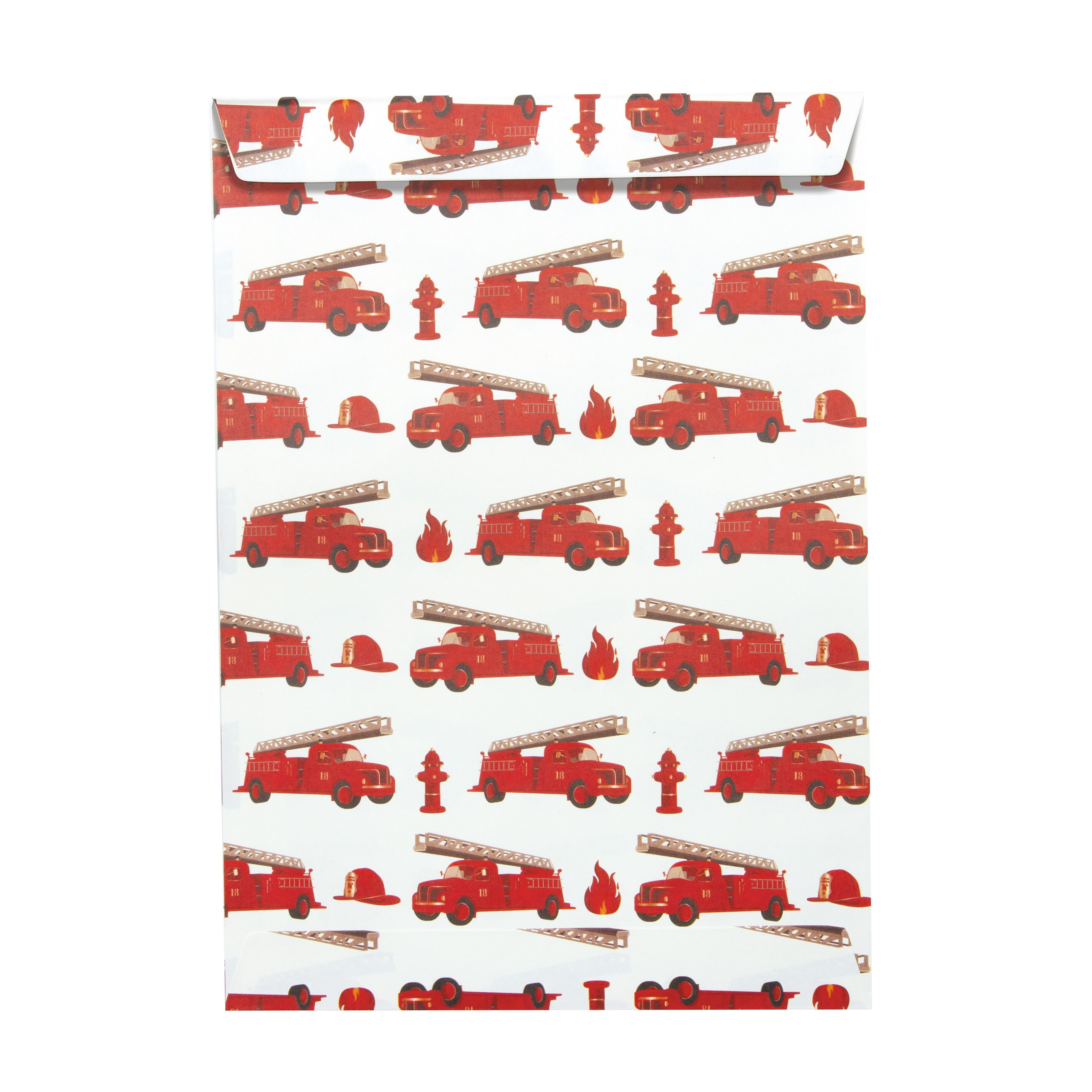 8 SACCHETTI DI CARTA PER VIGILI DEL FUOCO