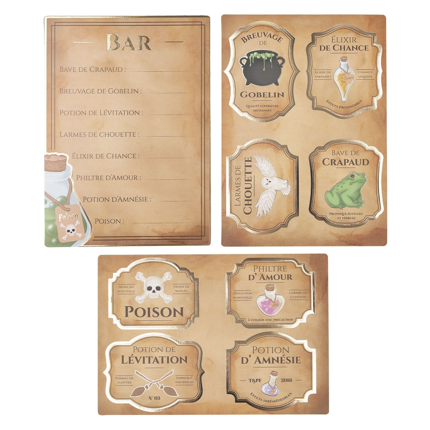 SET DECORATIVO DA BAR DELL'APPRENDISTA DEI MAGO