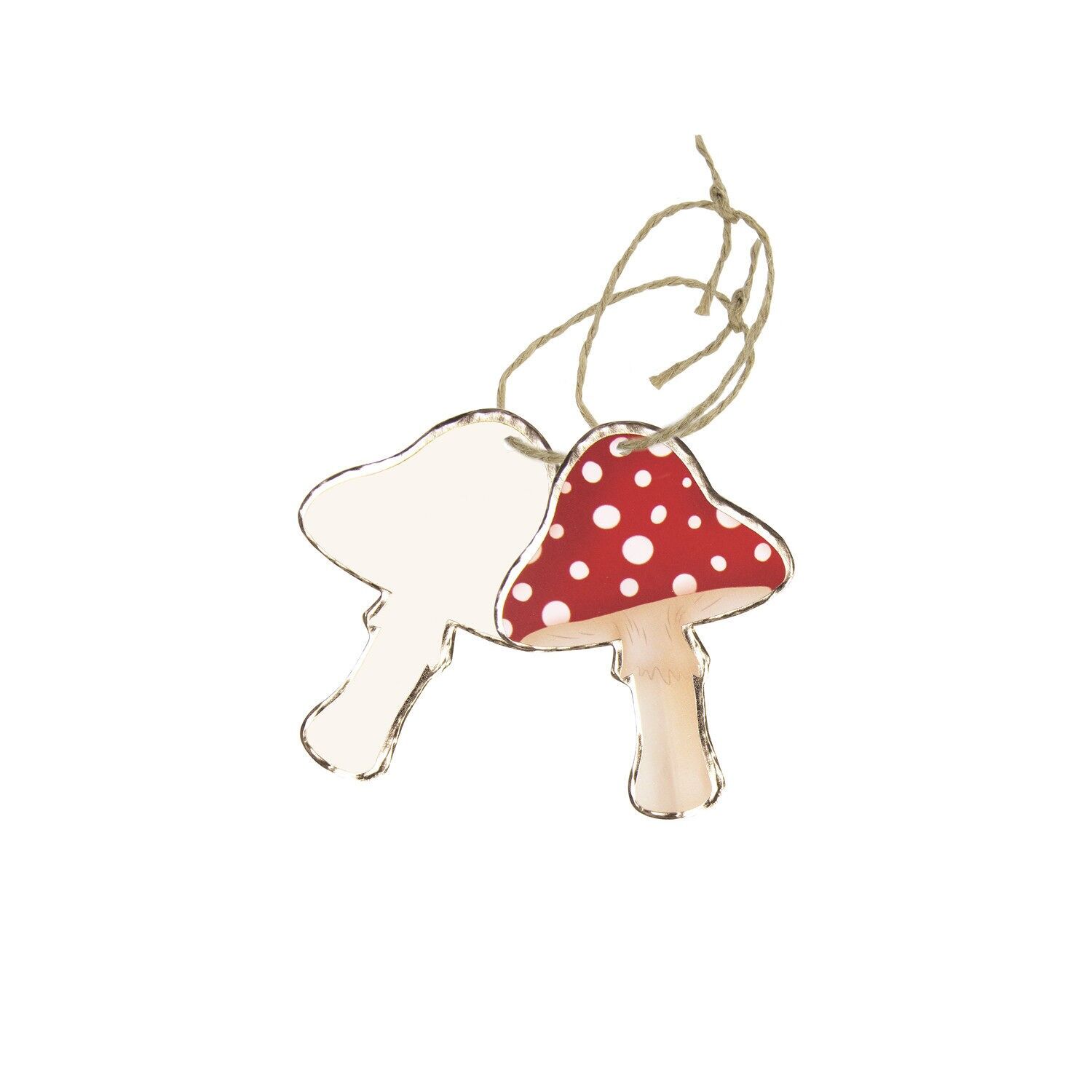 ETICHETTE REGALO A FUNGHI X 10