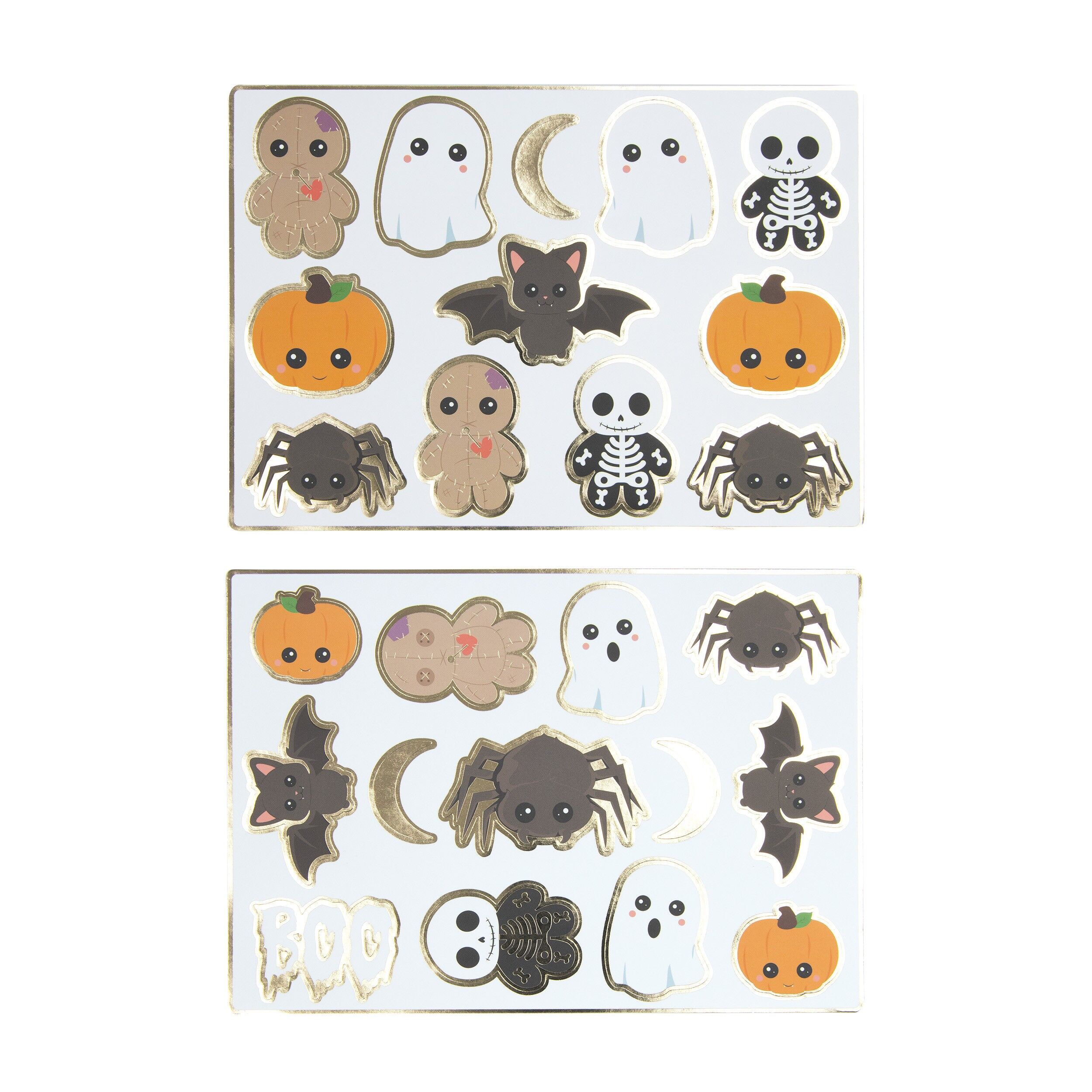 ADESIVI DOLCI DI HALLOWEEN X 25 PZ