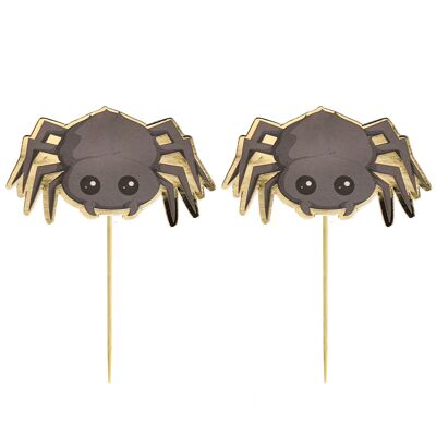 10 PALILLOS PARA CÓCTELES DE ARAÑA DULCE DE HALLOWEEN