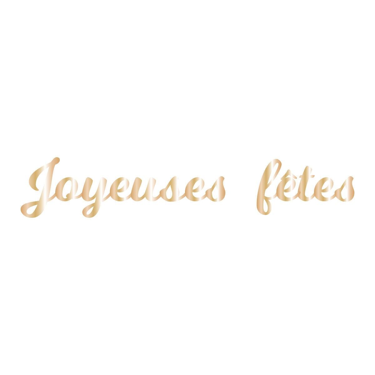 GOLDENE FROHE FEIERTAGE BUCHSTABEN-GIRLANDE