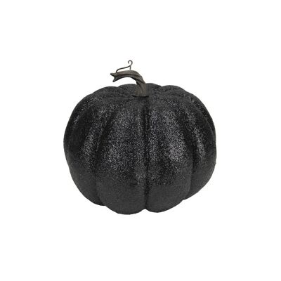 PEQUEÑA CALABAZA NEGRA BRILLANTE