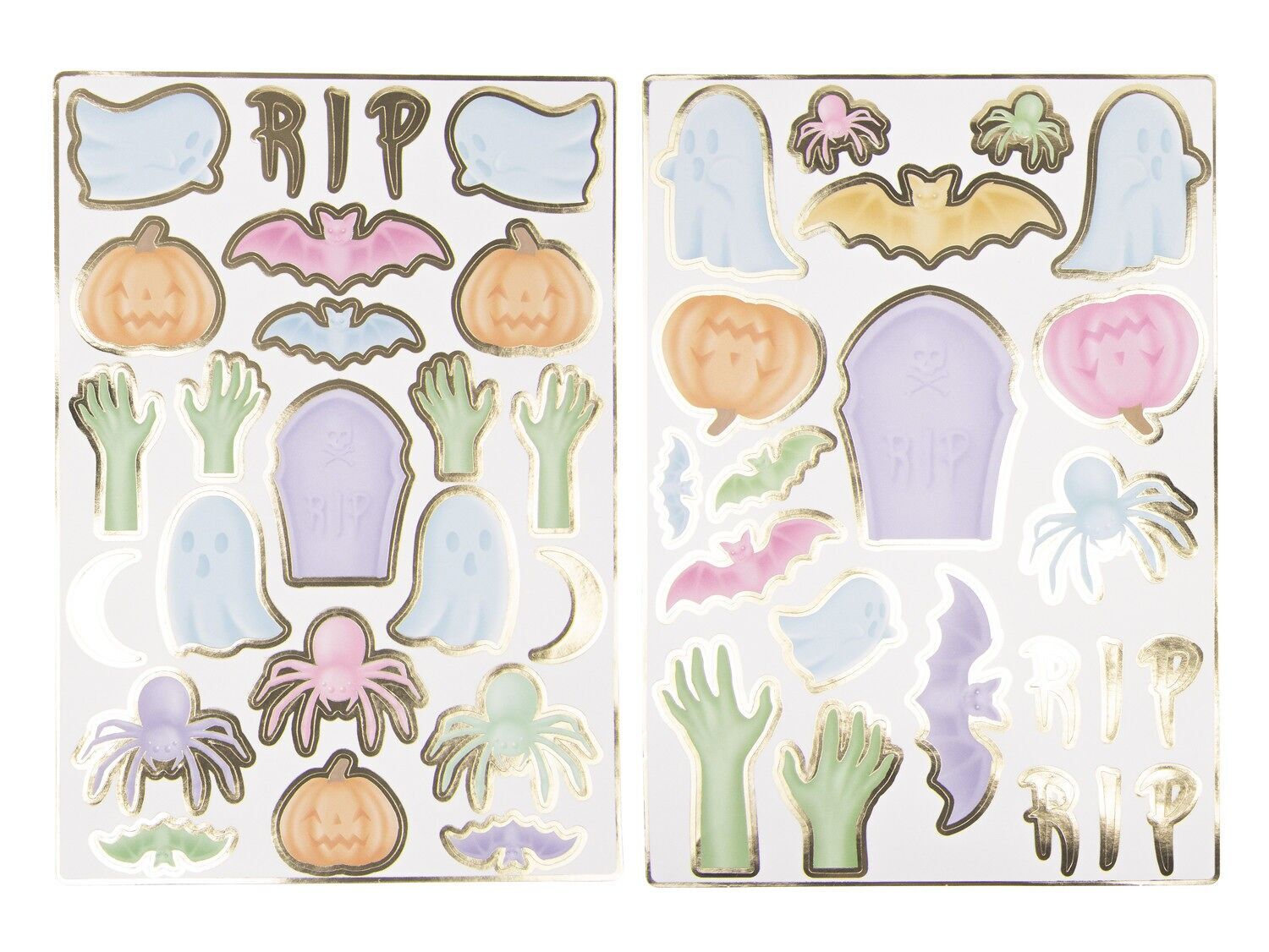 ADESIVI PASTELLO HALLOWEEN X 40 PZ