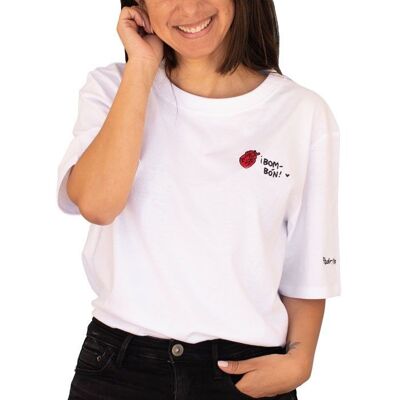 T-shirt ricamata - Bonbon!