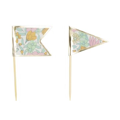 Palillos para cócteles shabby chic x 10