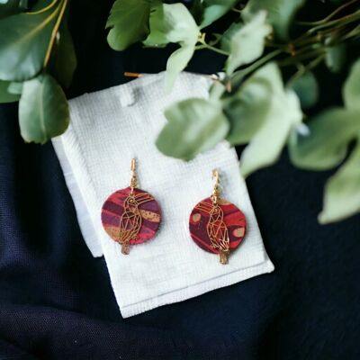 Toucan Cork Earrings