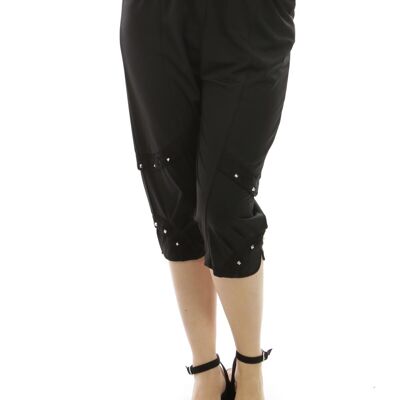 Pantalones capri de neopreno de talla grande (B160)
