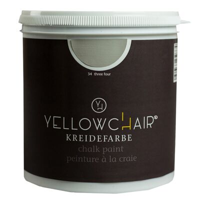 Couleur de craie Non. 34 / trois quatre / beige gris, 1 litre