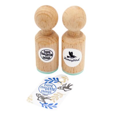 Mini-Holzstempel – GENIESSEN SIE DIE KLEINEN DINGE