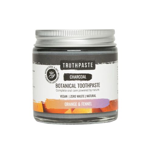 truthpaste Charcoal: Orange & Fennel