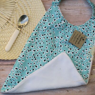 Serviette de cantine enfant - coton et éponge de bambou