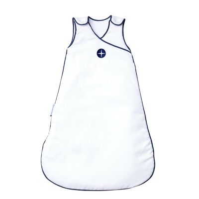 Saco de dormir para bebé blanco-azul