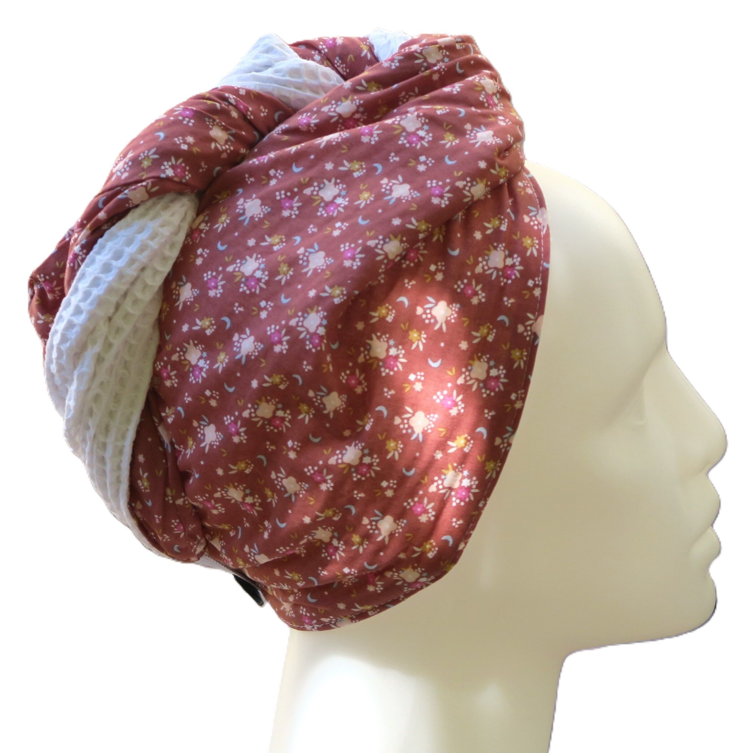 Asciugamano per capelli / Asciugamano turbante per capelli - Bambini e adulti