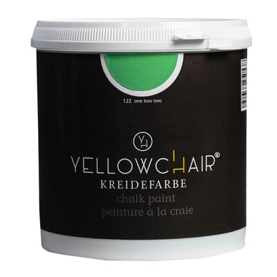 Pittura a gesso n. 122 / uno due due / verde, 1 litro