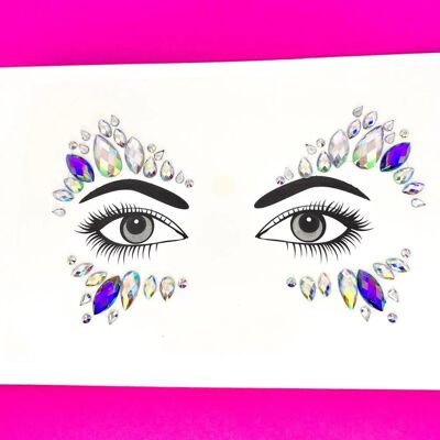 Gioielli riutilizzabili per il viso Eye Candy