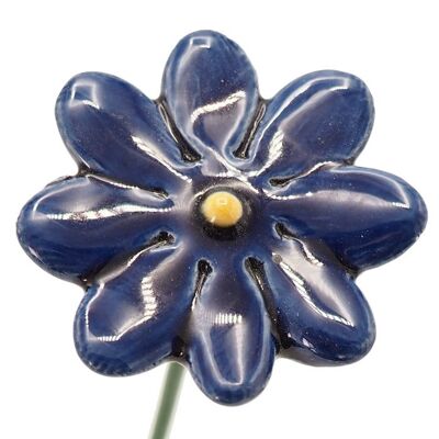 Marguerite bleue mini 2,5 cm