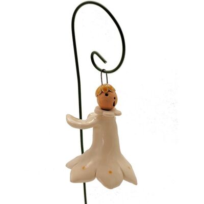 Garden angel white 6 cm