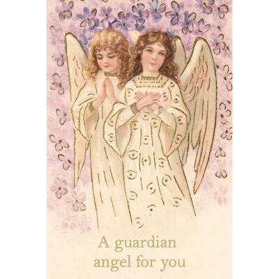 Postcard "A guardian angel for you"