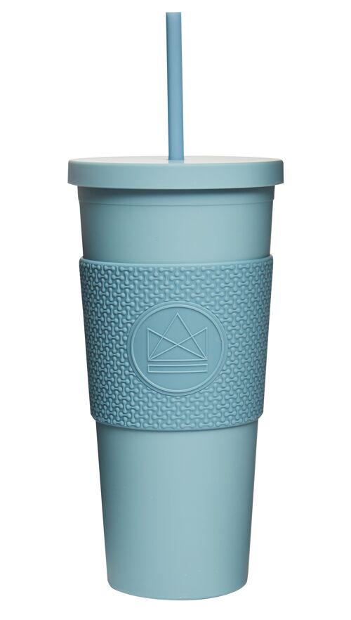 Neon Kactus Double Walled Straw Cup - Super Sonic 22oz
