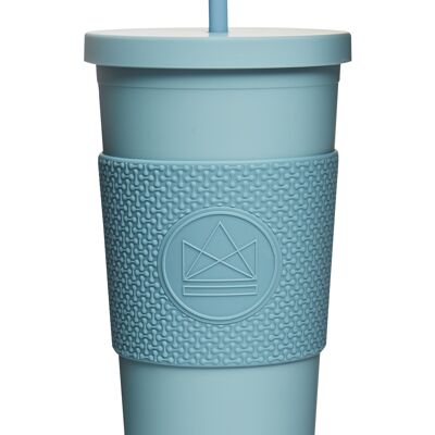 Neon Kactus Double Walled Straw Cup - Super Sonic 22oz