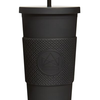 Tazza di paglia a doppia parete Neon Kactus - Rock Star 22oz