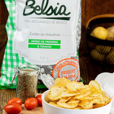 Artisanal Crisps with Herbes de Provence & Tomatoes
