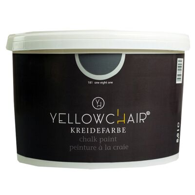 Chalk color No. 181 / one eight one / dark gray, 5 liters