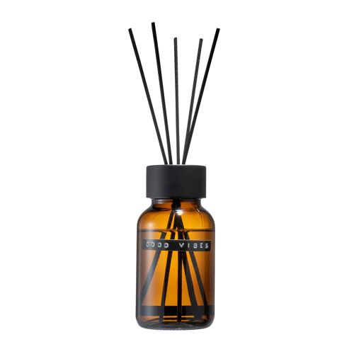 Reed diffuser amber/black 200ml GOOD VIBES