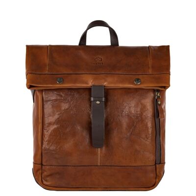 Sac à dos en cuir à enroulement pour femme - L'histoire secrète