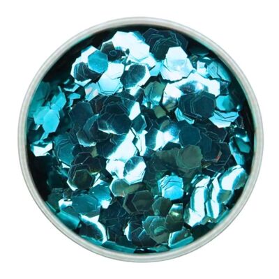 Glitter ecologico super spesso turchese
