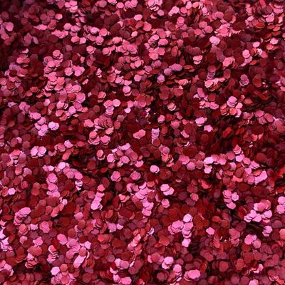 Glitter ecologico grosso rosso cipria